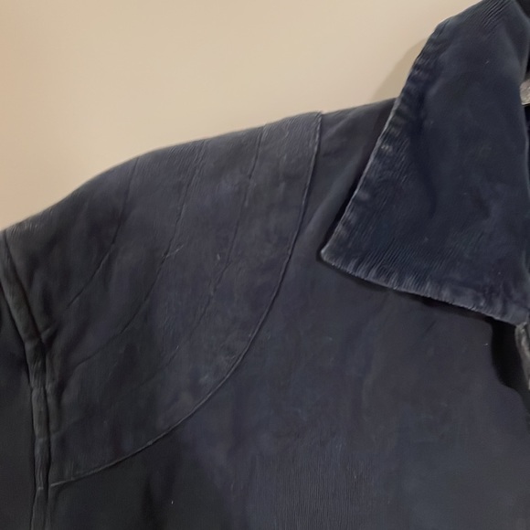 Zegna Sport Navy Blue - long-sleeve polo. 100% Cotton - Picture 4 of 4